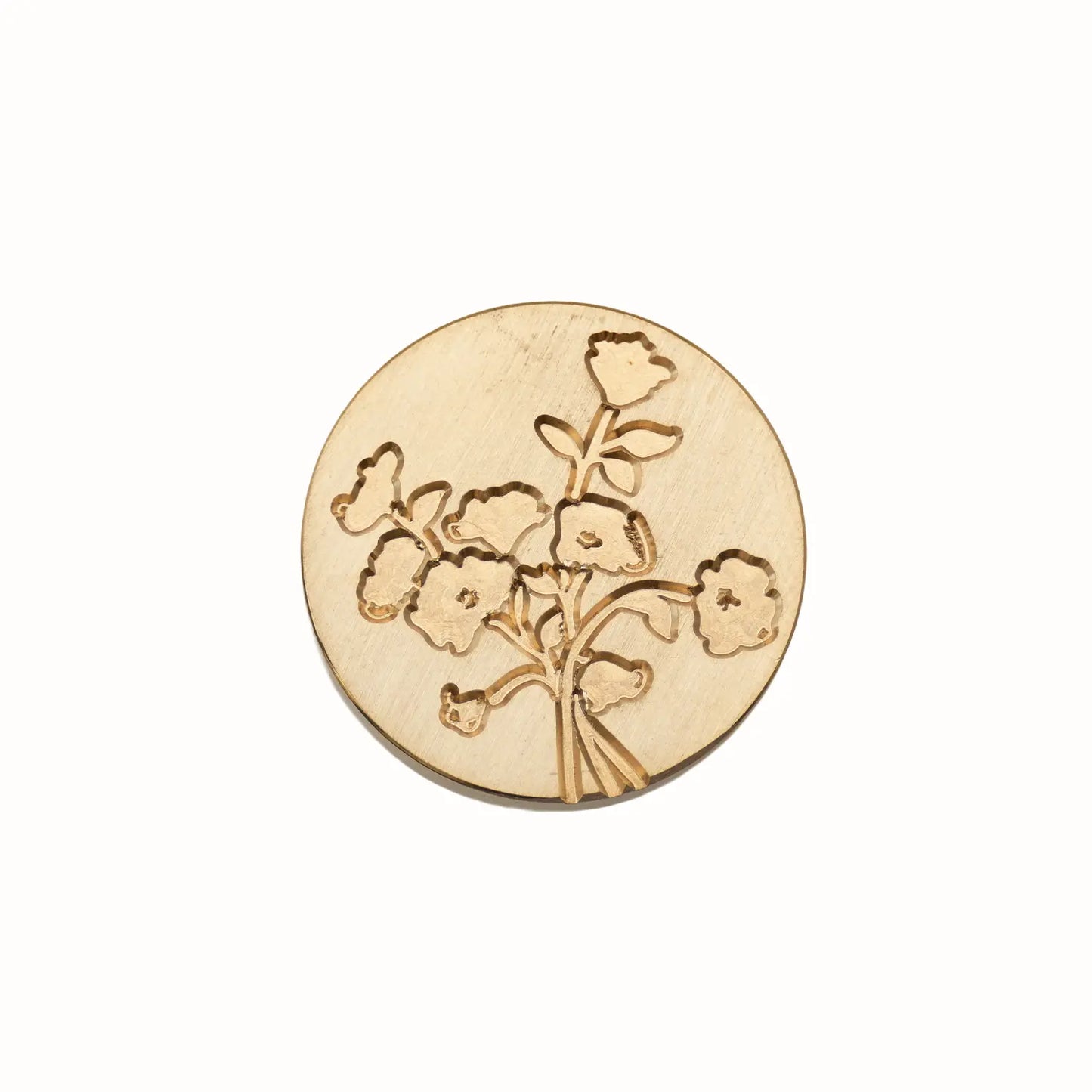 Wildflower Bouquet Wax Seal Stamp Head