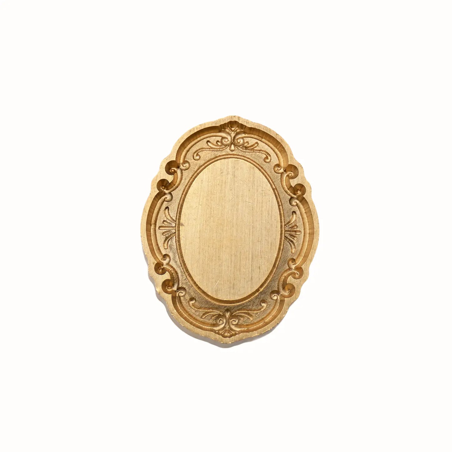 Oval Vintage Frame Wax Seal Stamp Head