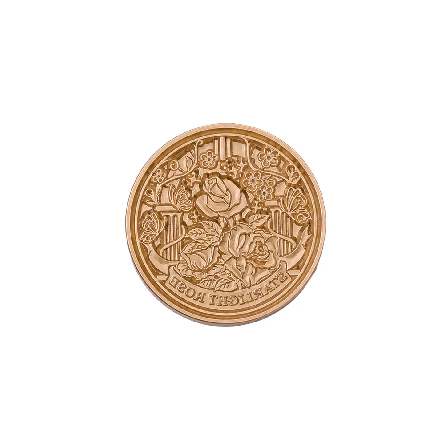 Victorian Rose Ornament Wax Seal Stamp Head