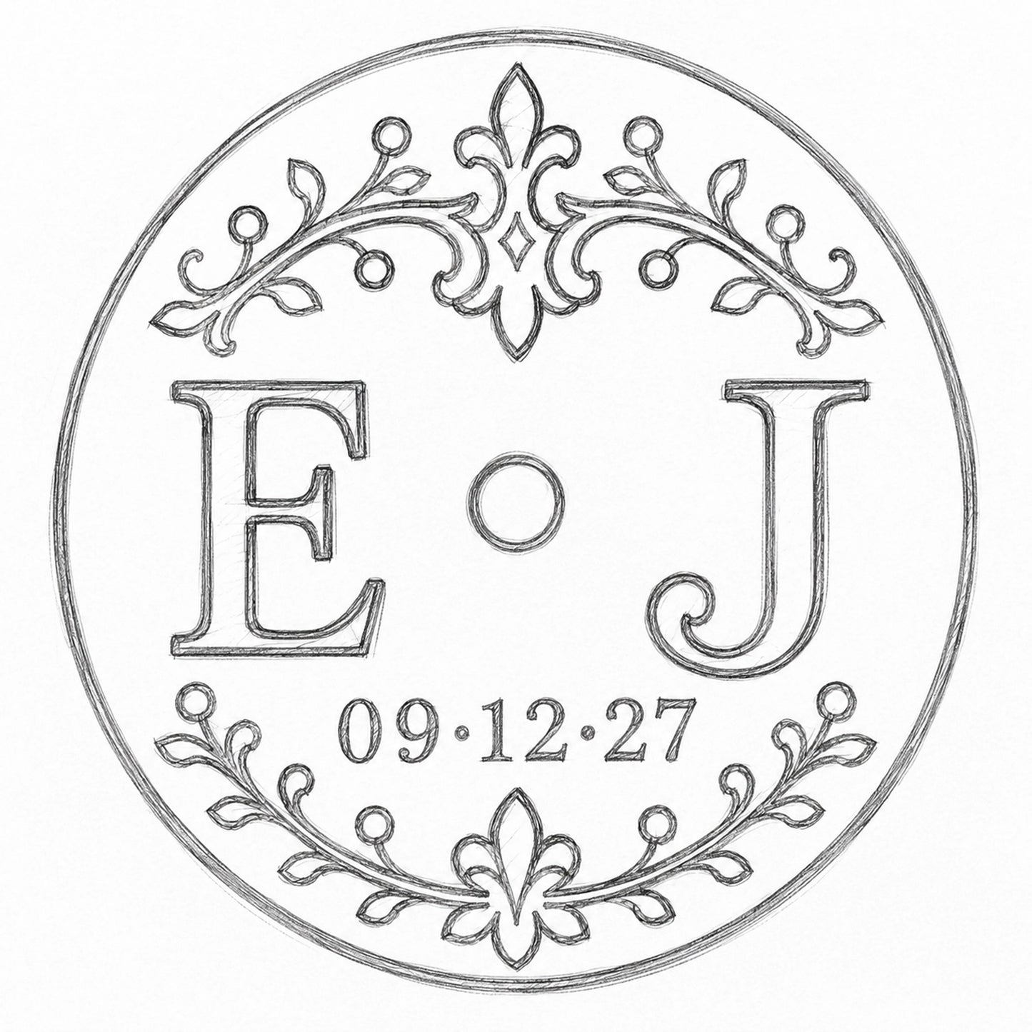 Custom Pearl Wax Seal Stickers · Peel & Stick