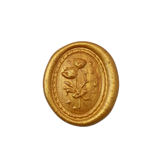 3D Botanical Floral Pre-Made Wax Seals
