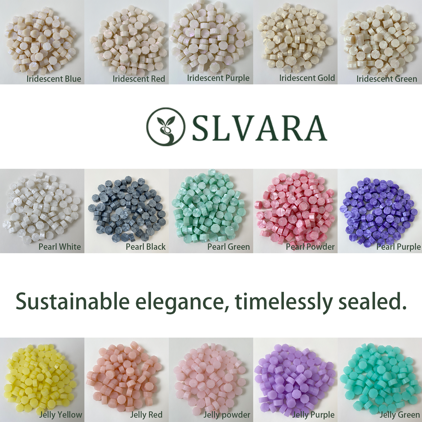 Pearl, Jelly & Iridescent Sealing Wax Granules