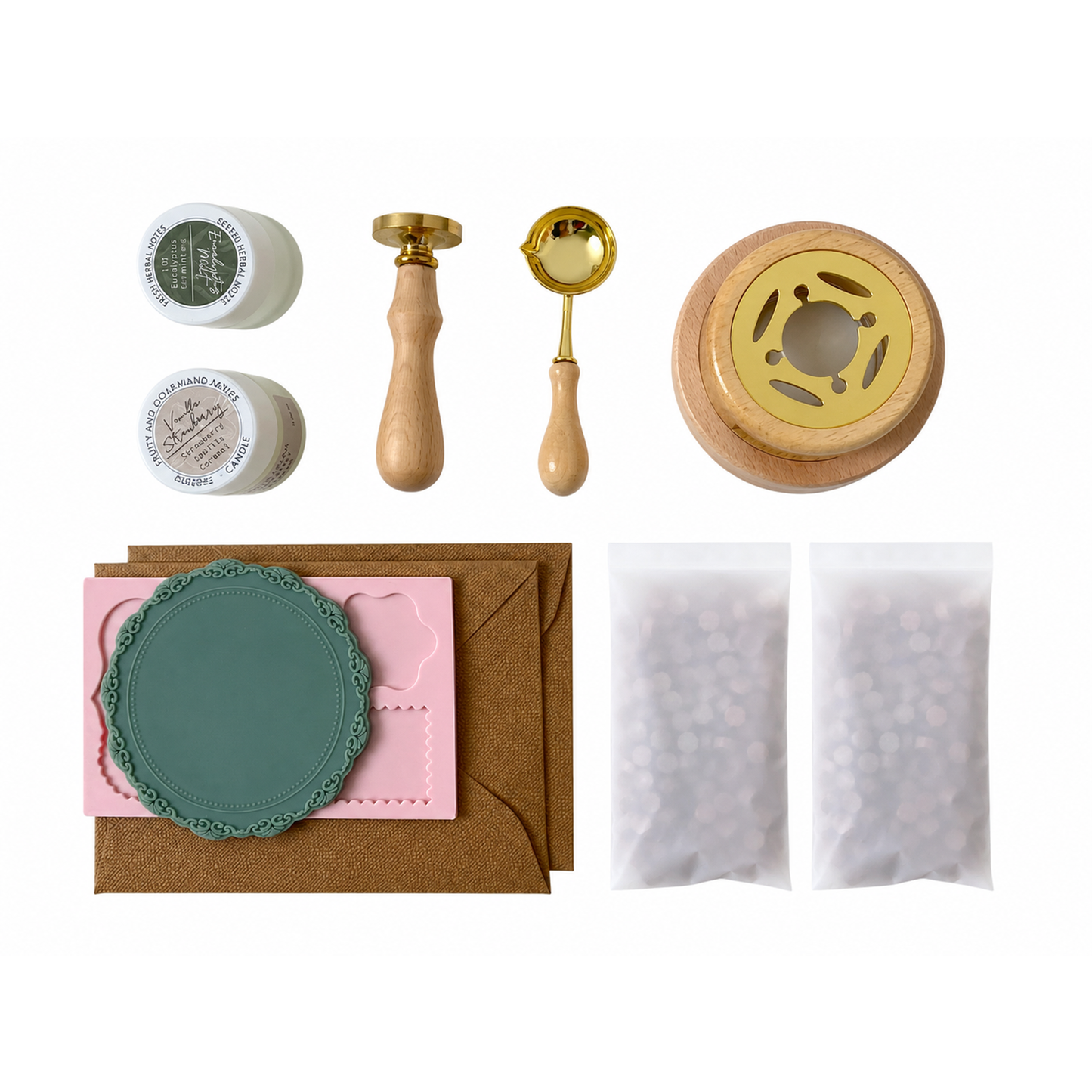 Custom Wax Seal Stamp Starter Kit