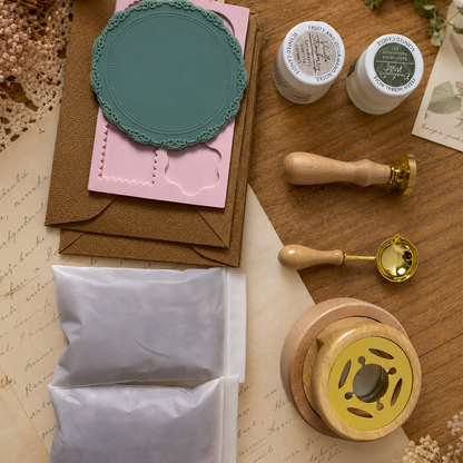 Custom Wax Seal Stamp Starter Kit