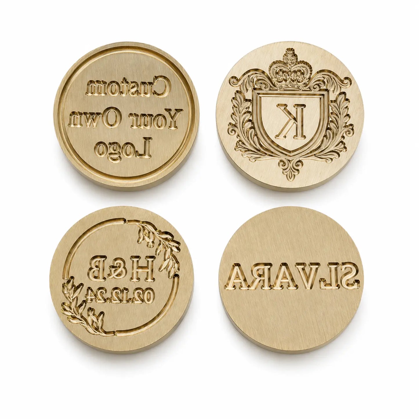 Custom Wax Seal Stamp Head · Brass Only