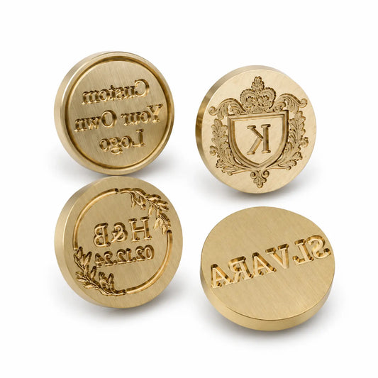 Custom Wax Seal Stamp Head · Brass Only