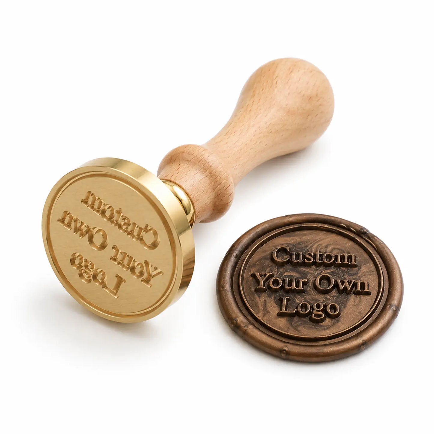 Custom Wax Seal Stamp with Wooden Handle