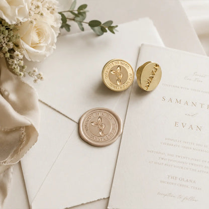 Custom Wax Seal Stamp Head · Brass Only