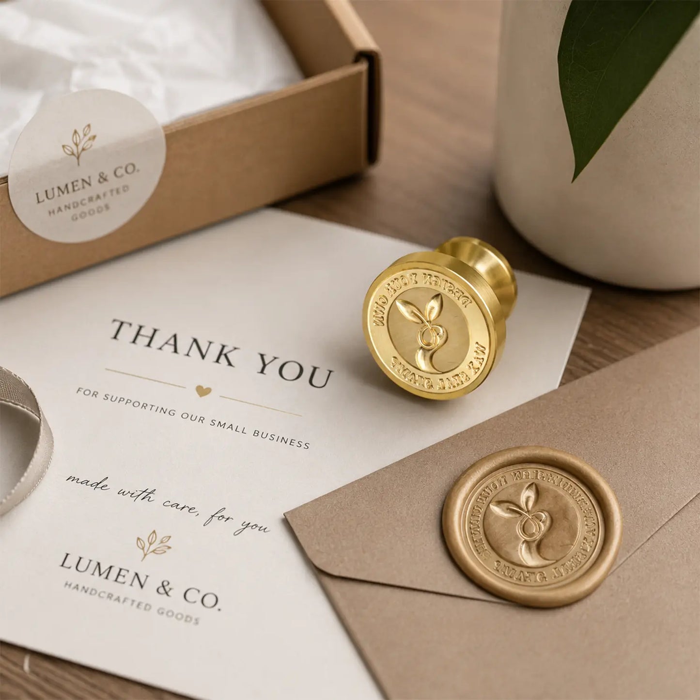 Custom Wax Seal Stamp Head · Brass Only