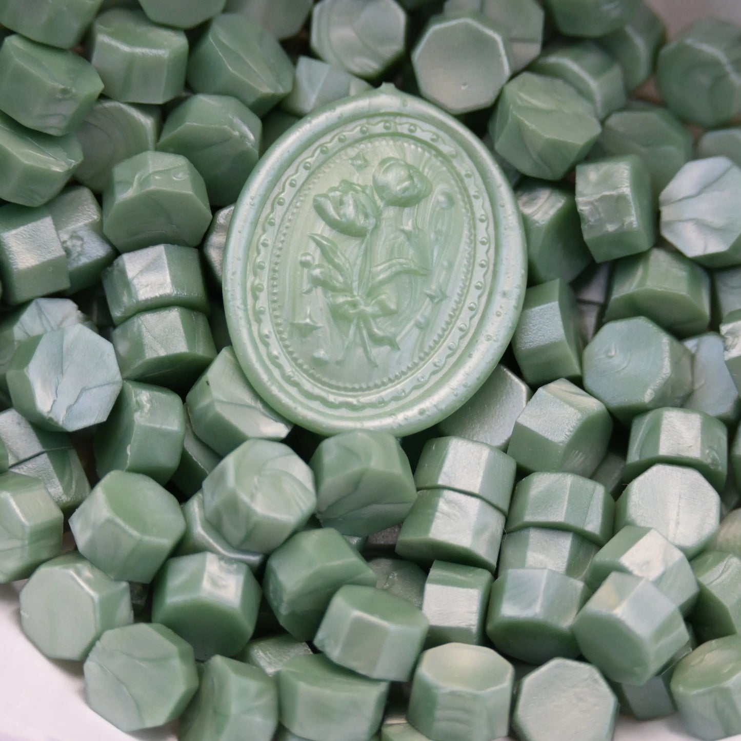 3D Botanical Floral Wax Seals