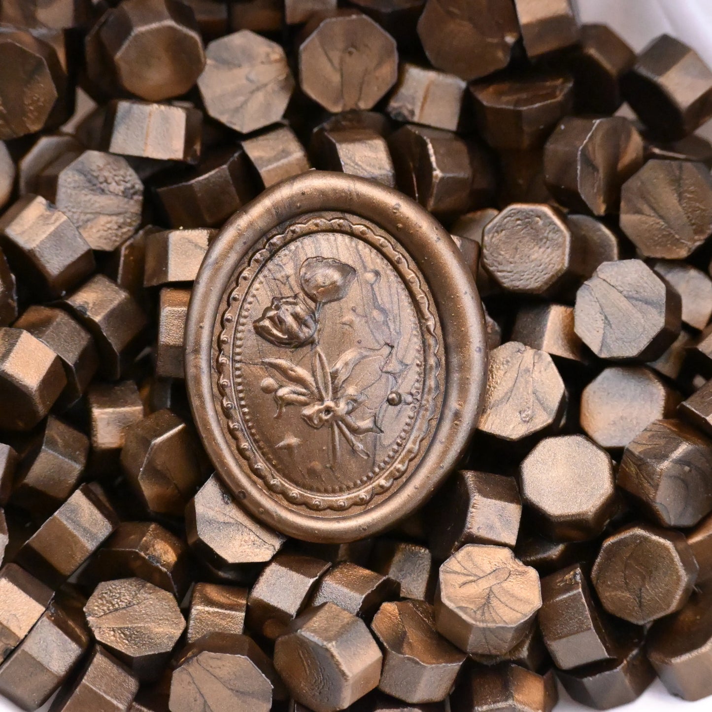 3D Botanical Floral Wax Seals