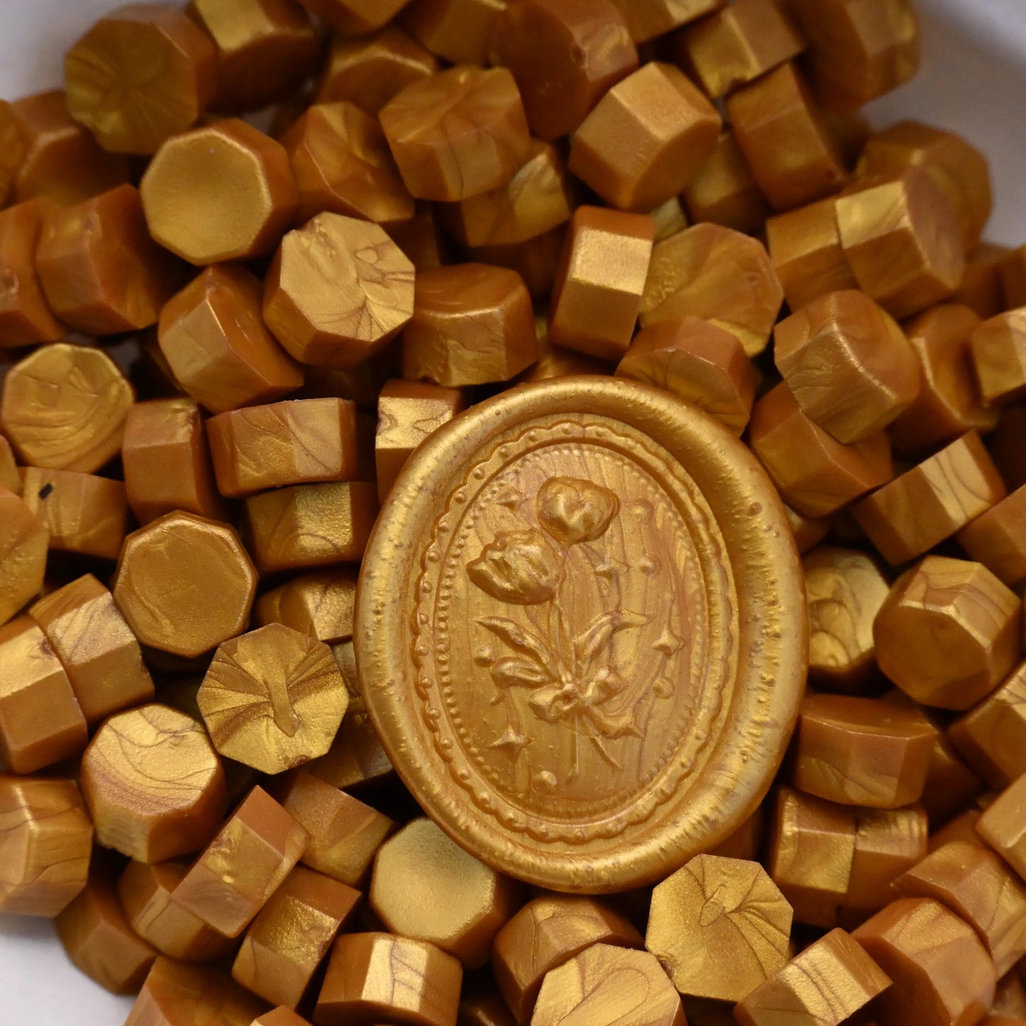 3D Botanical Floral Wax Seals