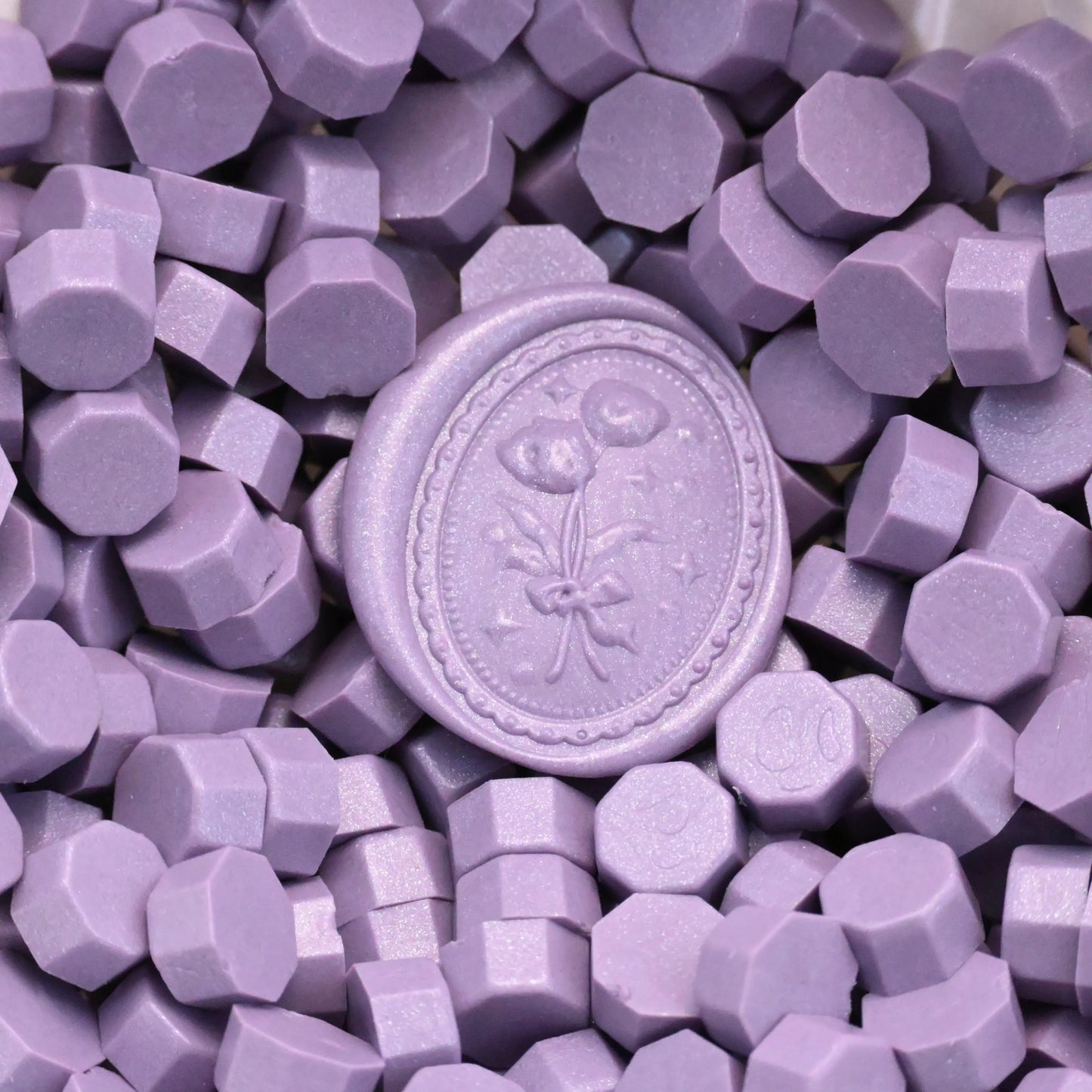 3D Botanical Floral Wax Seals