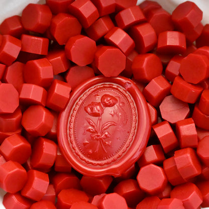 3D Botanical Floral Wax Seals