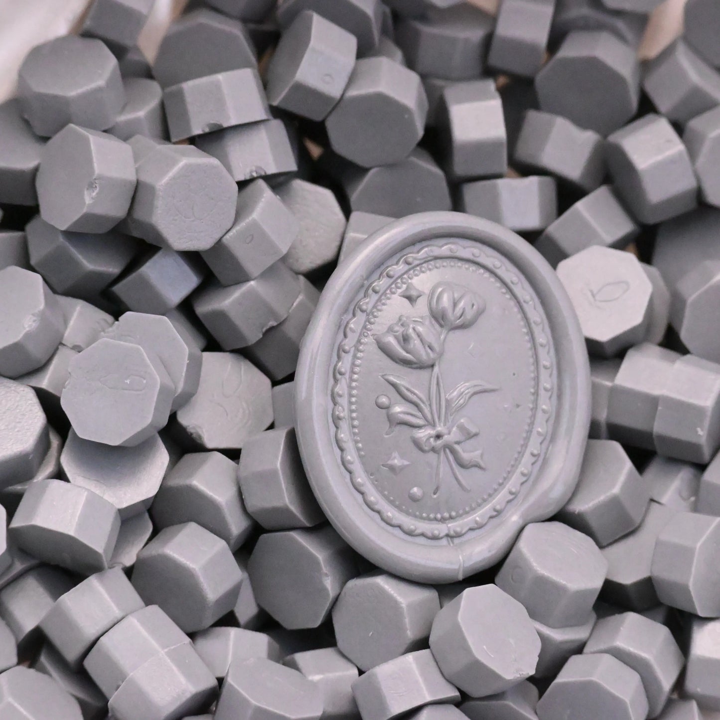 3D Botanical Floral Wax Seals