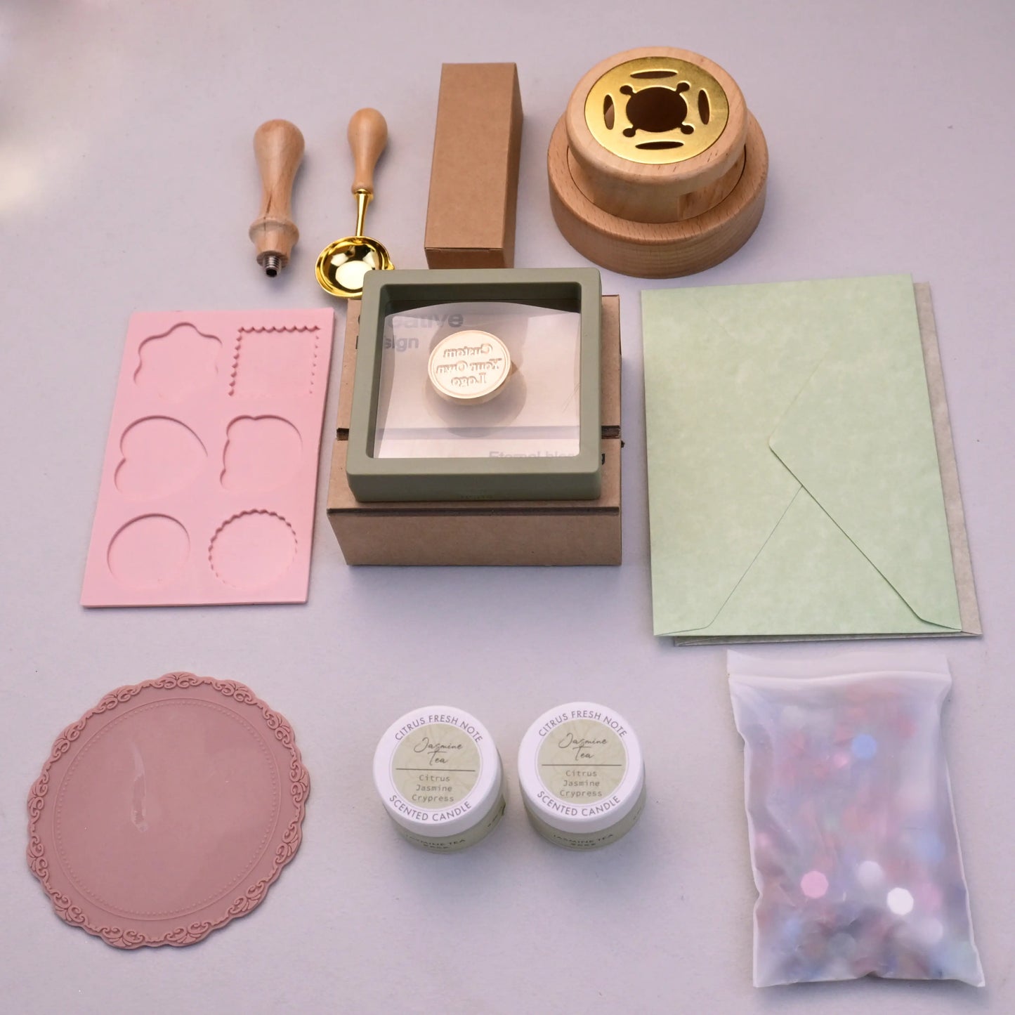 Custom Wax Seal Stamp Starter Kit