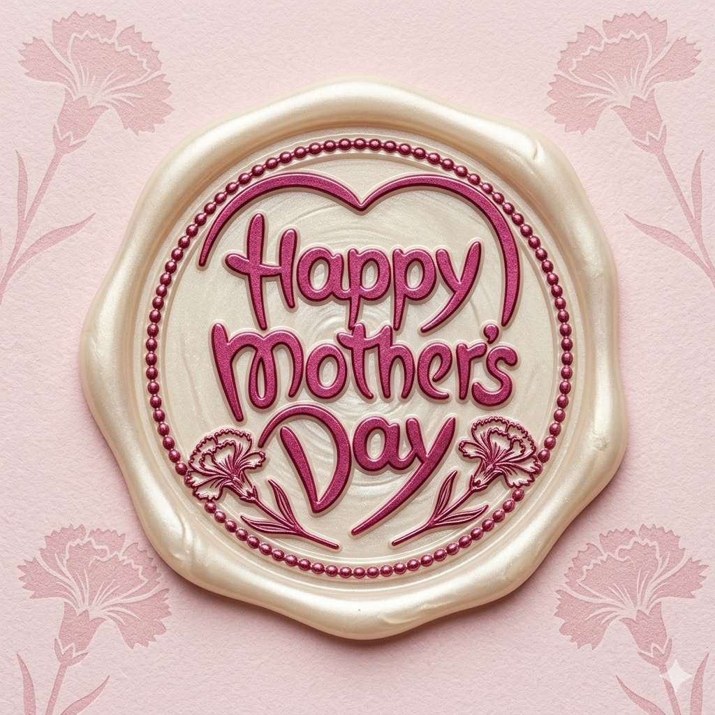 Happy Mother's Day Wax Seals