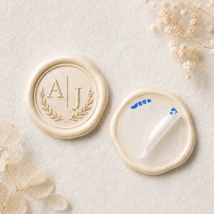 Custom Pre-Made Wax Seals · Peel & Stick