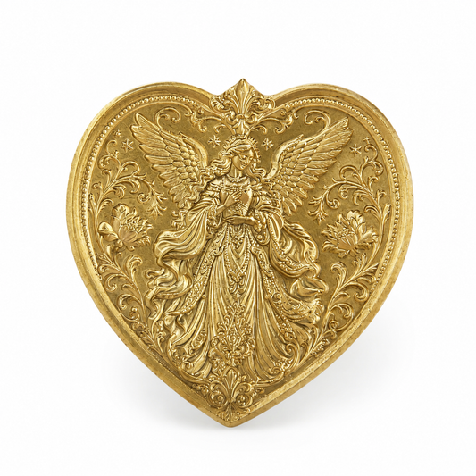 Large-format custom wax seal stamp head and oversized wax impression