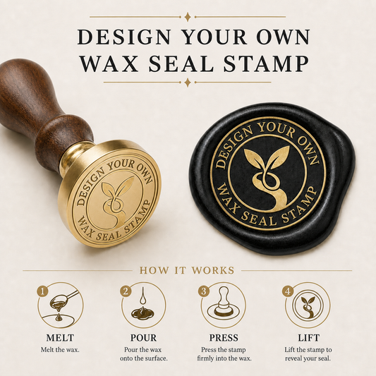Design Your Own Wax Seal Stamp (Starter Kits for Beginners)