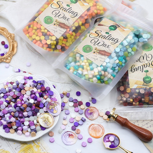 Octagonal sealing wax granules (Statement Colors)