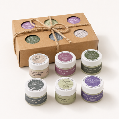 Scented candles for sealing wax warmers with six fragrance options