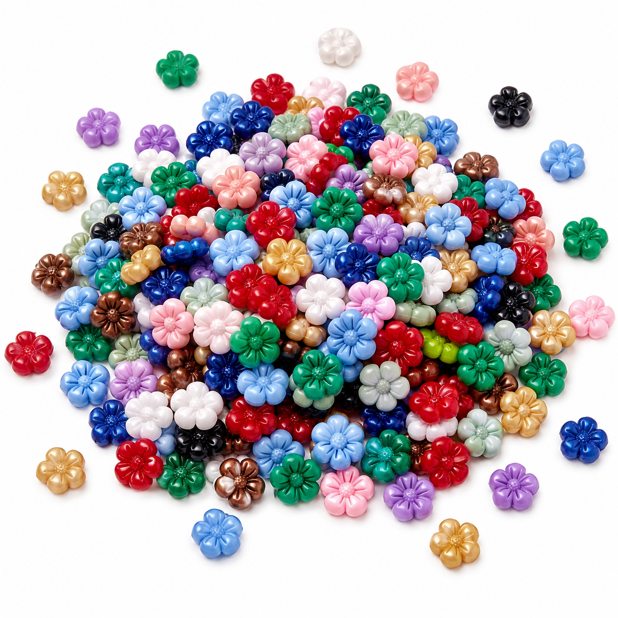 Multicolor floral sealing wax granules for wax seal stamps and craft projects