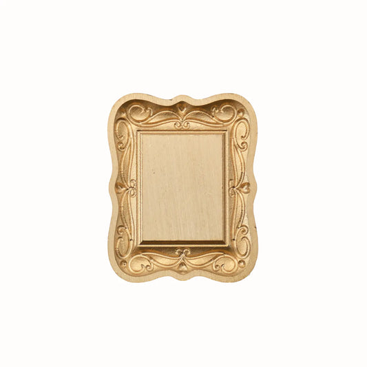 Baroque Ornamental Frame Wax Seal Stamp Head