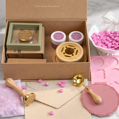Custom Wax Seal Stamp Starter Kit